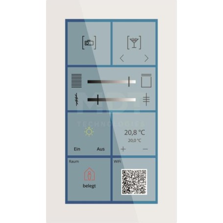 MDT KNX Glas Touch Smart Plus 6 Zoll BE-GTSP6TW.01S (BE-GTSP6TW.01S)