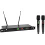 OMNITRONIC UHF-602 2-Kanal Funkmikrofon-System 823-832/863-865 MHz (13063602)