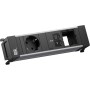 Bachmann POWER FRAME BM0024291 - 1x CEE7/3 35° Steckdose 1x USB-C/C PD 45W schwarz Tischanschluss