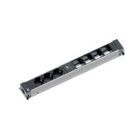 Bachmann 909.0057 prolunghe e multiple 3 presa(e) AC Nero, Grigio