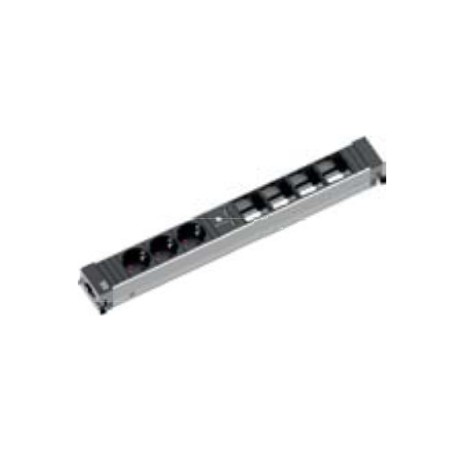 Bachmann 909.0057 prolunghe e multiple 3 presa(e) AC Nero, Grigio