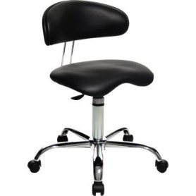 Topstar Drehstuhl SITNESS 40, Bezug Kunstleder, schwarz (ST290D10H)