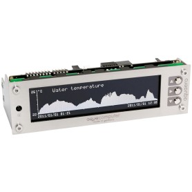 Aqua Computer 53145 controller della velocità della ventola LCD Acciaio inox