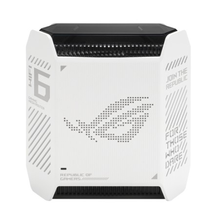 ASUS ROG Rapture GT6 Banda tripla (2.4 GHz/5 GHz/5 GHz) Wi-Fi 6 (802.11ax) Bianco 4 Interno (90IG07F0-MU9A30)