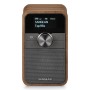 Sangean DDR-8 compacte houten DAB+ en FM radio met Bluetooth ontvangst, Vintage Walnut Personale Digitale Noce (A500551)