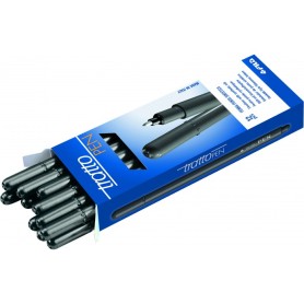 Tratto Pen penna tecnica Fine Antracite 12 pz (830725)
