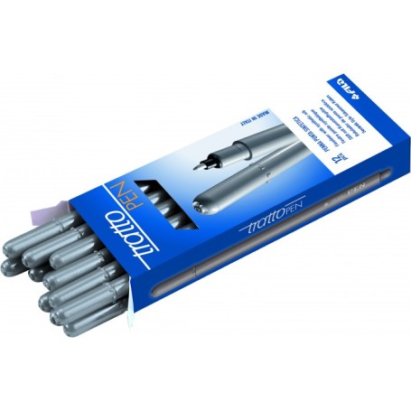 Tratto Pen penna tecnica Fine Grigio 12 pz (830724)
