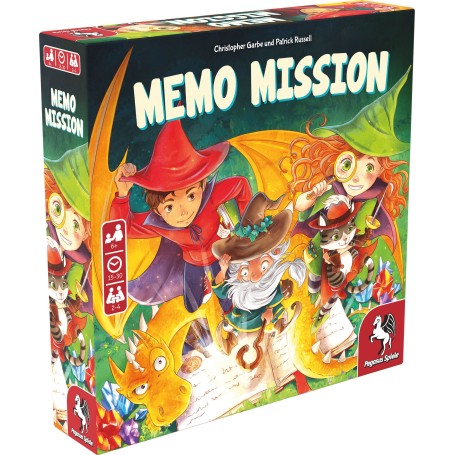Pegasus Spiele Memo Mission 30 min Carta da gioco Multi genere (66029G)