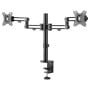 StarTech.com ARMDUAL3 supporto da tavolo per Tv a schermo piatto 81,3 cm (32") Morsa Nero (ARMDUAL3)