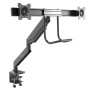 StarTech.com Staffa per due monitor - Alta resistenza - Montaggio con morsetto da scrivania/passacavo (ARMSLMBARDUO)