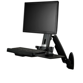 StarTech.com Stazione di Lavoro Sit Stand montabile a Parete - Single Monitor (WALLSTS1)