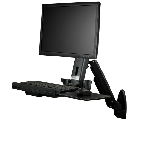 StarTech.com Stazione di Lavoro Sit Stand montabile a Parete - Single Monitor (WALLSTS1)