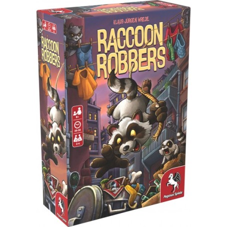 Pegasus Spiele Raccoon Robbers Gioco da tavolo Famiglia (52156G)
