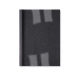 GBC Copertine rilegatura termica LeatherGrain 3 mm nere (100) (IB451614)