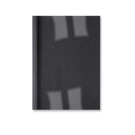GBC Copertine rilegatura termica LeatherGrain 3 mm nere (100) (IB451614)