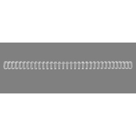 GBC Spirali metalliche WireBind bianche 5 mm (100) (47901E)