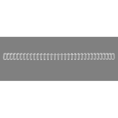 GBC Spirali metalliche WireBind bianche 5 mm (100) (47901E)