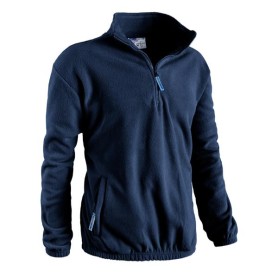 PILE SVEZIA MEZZA ZIP BLU NAVY-4XL (7250B-4XL)