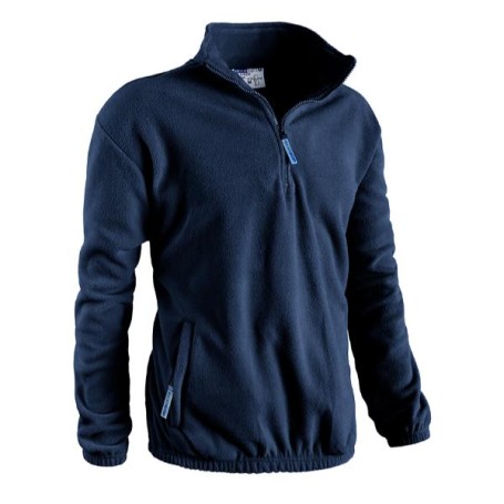 PILE SVEZIA MEZZA ZIP BLU NAVY-4XL (7250B-4XL)