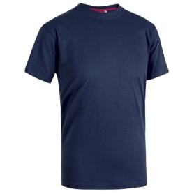 T-SHIRT GIROCOLLO SKY BLU SCURO-M (E0400DB-M)