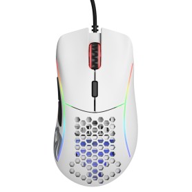 Glorious Gaming Model D mouse Mano destra USB tipo A Ottico 12000 DPI (GD-WHITE)