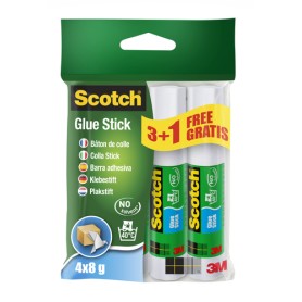 Scotch Colla in stick ® permanente 8g - PROMO PACK 3 + 1 GRATIS (7100115629)