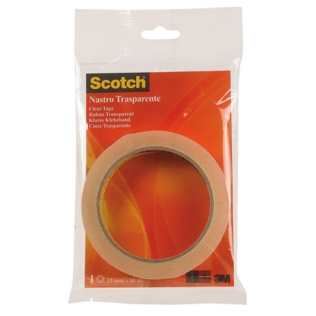 Scotch Nastro adesivo trasparente ® - 1 rotolo 15mm x 66m (7000095710)