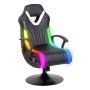 X Rocker Fury 2.1 RGB Sedia da gioco per console Seduta imbottita Nero, Bianco (2023039)