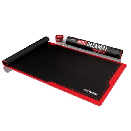 Nitro Concepts DM12 Tappetino per mouse per gioco da computer Nero, Rosso (NC-GP-MP-004)