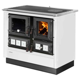 Justus Rustico-90 2.0 - Forno da cucina, 7 kW, bianco, a sinistra