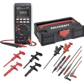 Voltcraft VC-831 Hand-Multimeter Set mit T-Loc Systainer Abgreifklemmen Haken und zusätzl (3342859+2181316+1674350+1674351+2482