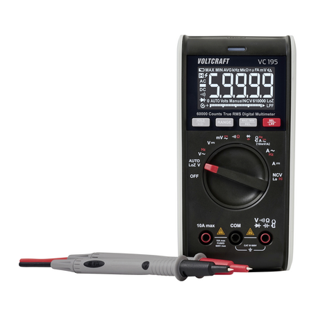 Voltcraft VC195 Hand-Multimeter digital CAT III 600 V Anzeige Counts 60000 (VC-17059815)