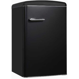 Frigorifero retrò a libera installazione Exquisit RKS120-VH-160C, larghezza 54,5 cm, 122 L, nero opaco.