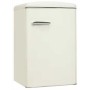 Frigorifero retrò Exquisit RKS120-VH-160C, larghezza 54,5 cm, 122 L, colore bianco magnolia.
