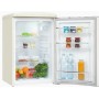 Frigorifero retrò Exquisit RKS120-VH-160C, larghezza 54,5 cm, 122 L, colore bianco magnolia.