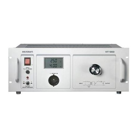Voltcraft VIT 1000 Trenntrafo regelbar 1000 VA, 230 V/AC Labor-Regel-Trenntransformator (VIT 1000)