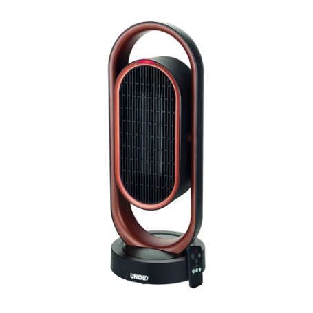 Unold 86535 stufetta elettrica Interno Nero, Marrone 1800 W Riscaldatore ambiente elettrico con ventilatore (86535)