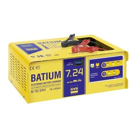 GYS Batterieladegerät BATIUM 7-24 6/12/24V 15-130Ah/Ladestrom 11/3-7A/max.210W/230V (024502)