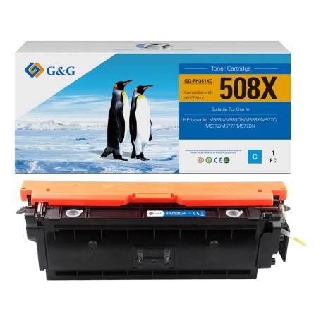 G&G 14344 cartuccia toner 1 pz Compatibile Ciano (8H361X-G)