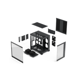 FRACTAL CASE M TOWER POP 2 VISION BLACK (FD-C-POV2A-01)
