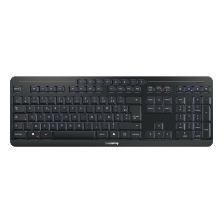 CHERRY Stream keyboard ultimate tastiera Casa/ufficio USB + RF Wireless + Bluetooth AZERTY Francese Nero (JK-8570FR-2)