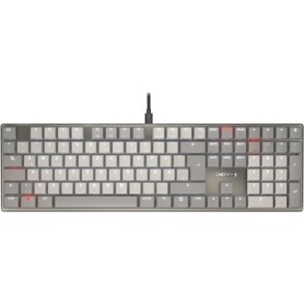 Cherry KC 500 MX LP Warm Grey | Mechanische MX Low Profile 2.0 Tastatur, USB-C (G8A-25500HOADE-29)