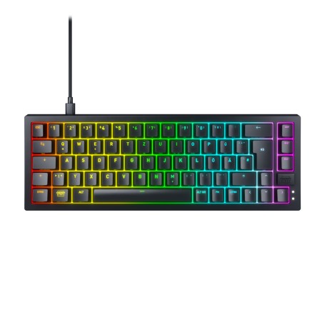 CHERRY K5V2 Compact tastiera Gaming USB QWERTZ Tedesco Nero (CX-K5V2-RGB-CPT-BLACK-R-GER)