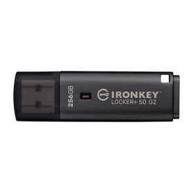 Kingston Technology IronKey 256GB Locker Plus 50 G2, FIPS 197, AES-256 (IKLP50G2/256GB)