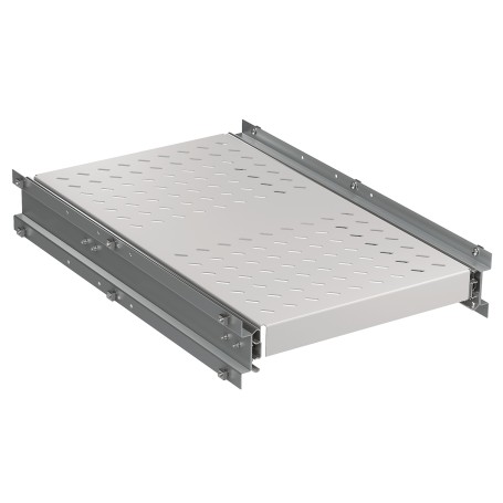 EFB-Elektronik Schwerlast Fachboden, ausziehbar, 6 x Seitenmontage, 140 kg, RAL9005 Hersteller: EFB Elektronik (691640ATS.02)