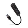 Axagon HMA-CR3A replicatore di porte e docking station per laptop Cablato USB 3.2 Gen 1 (3.1 Gen 1) Type-A Nero