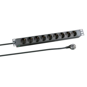 EFB Elektronik EK622DE.1 prolunghe e multiple 2 m 9 presa(e) AC Interno Nero