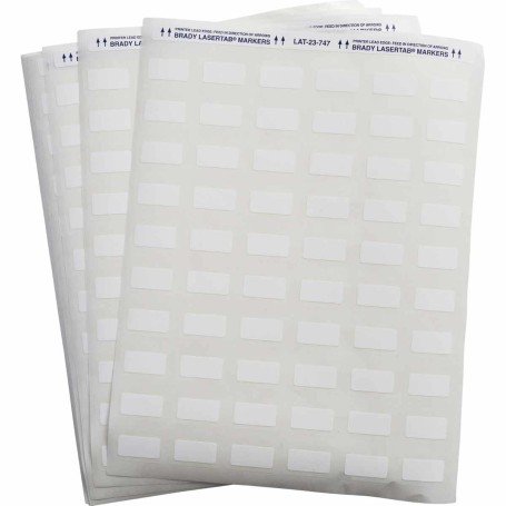 Brady LAT-23-747-2.5 etichetta per stampante Bianco Etichetta per stampante autoadesiva (029755)
