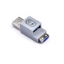 Smartkeeper UCL03DB clip sicura Bloccaporte + chiave USB tipo A Blu Plastica 1 pz