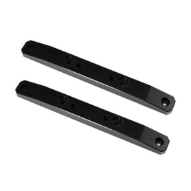 Watercool 30233 ventola per PC Case per computer Kit di montaggio 12 cm Nero 2 pz (30233)